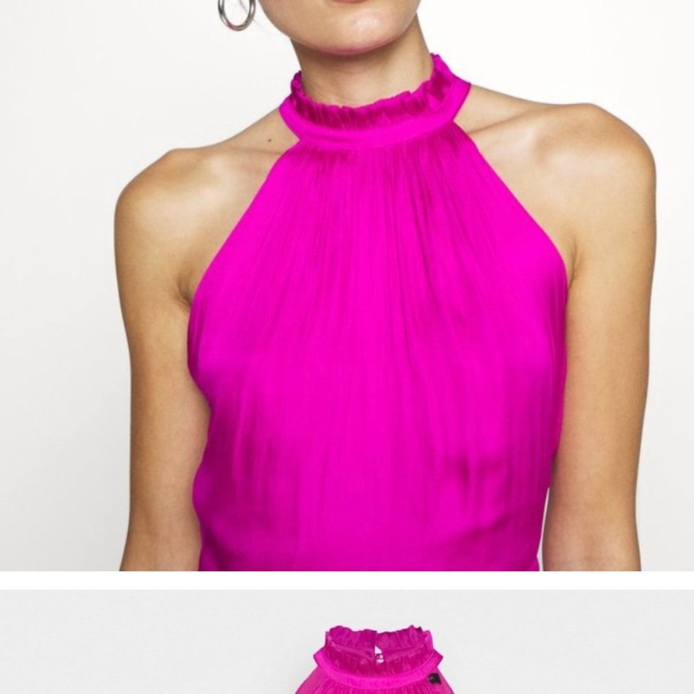 Banana Republic Soft Satin Halter Dress